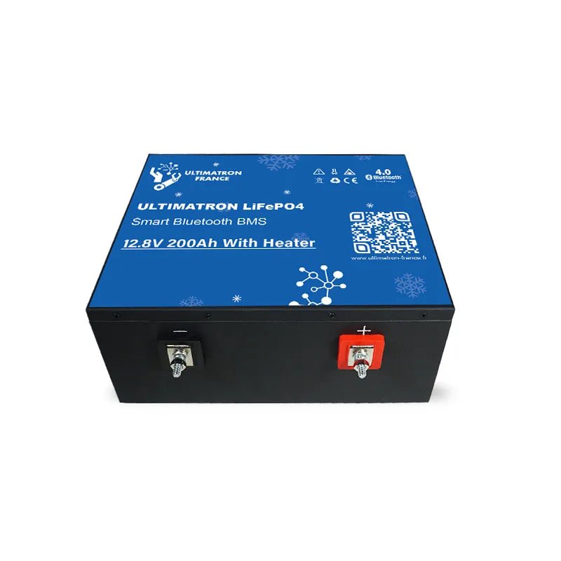Baterie Lithium Ultimatron 12.8V, 200Ah LiFePO4 cu BMS Inteligent, Bluetooth si Incalzire - EVONomad