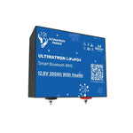 Baterie Lithium Ultimatron 12.8V, 200Ah LiFePO4 cu BMS Inteligent, Bluetooth si Incalzire - EVONomad