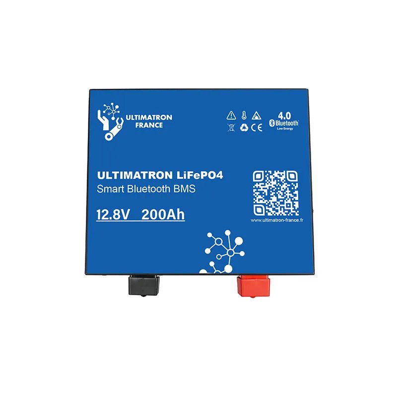 Baterie Lithium Ultimatron 12.8V, 200Ah LiFePO4 cu BMS Inteligent si Bluetooth - EVONomad