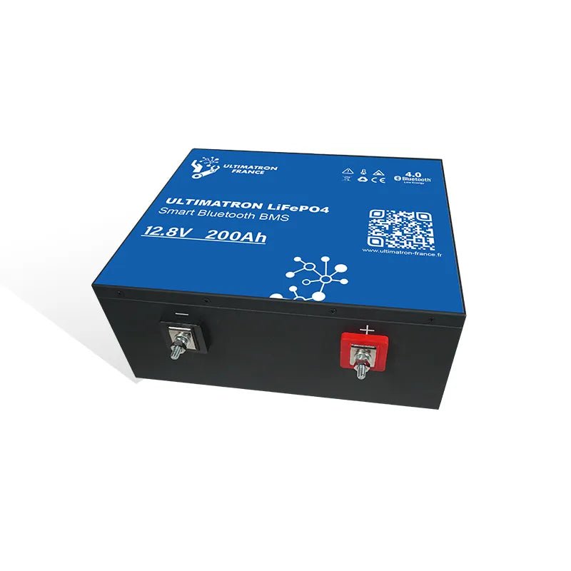 Baterie Lithium Ultimatron 12.8V, 200Ah LiFePO4 cu BMS Inteligent si Bluetooth - EVONomad
