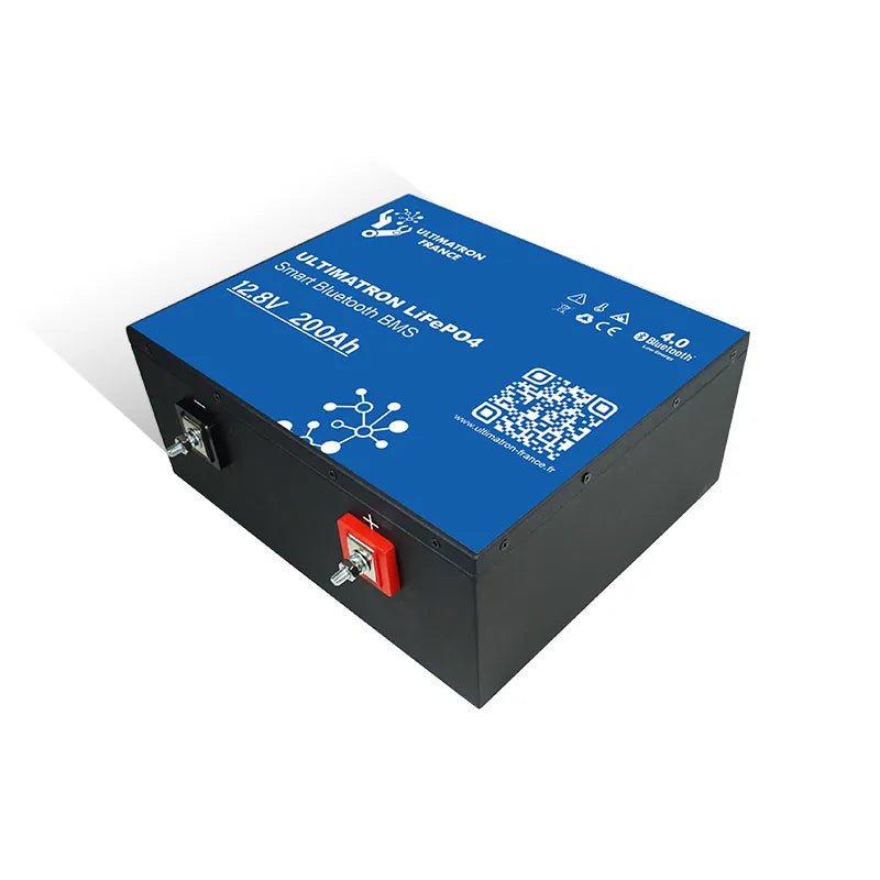 Baterie Lithium Ultimatron 12.8V, 200Ah LiFePO4 cu BMS Inteligent si Bluetooth - EVONomad
