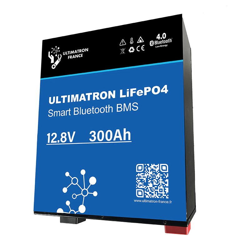 Baterie Lithium Ultimatron 12.8V 300Ah LiFePO4 cu BMS Inteligent si Bluetooth - EVONomad