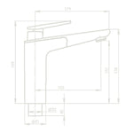 Baterie monocomanda VECTOR S cu cartus ceramic si comutator - conexiune UNIQUICK - EVONomad