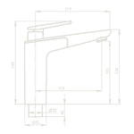 Baterie monocomanda VECTOR S cu cartus ceramic si intrerupator - conexiune 10 - 12 mm - EVONomad
