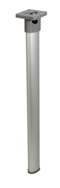 Baza de masa articulata - imbinare in partea de sus - argintiu mat - 675 mm - EVONomad