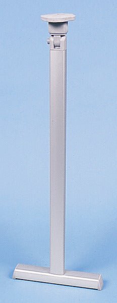 Baza de masa plianta argintie cu picior in T - inaltime 720 mm imbinare in partea de sus - EVONomad