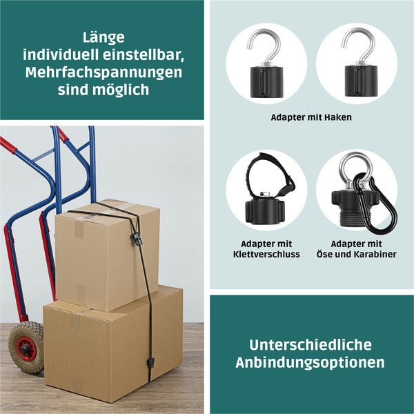 Benzi elastice ModulFix PREMIUM SET, 9 buc - EVONomad