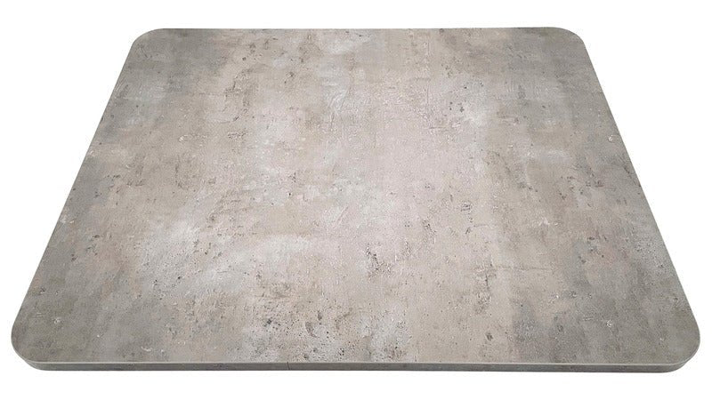 Blat usor de masa - blat aspect beton - fund alb mat - margini aspect beton - mare - EVONomad