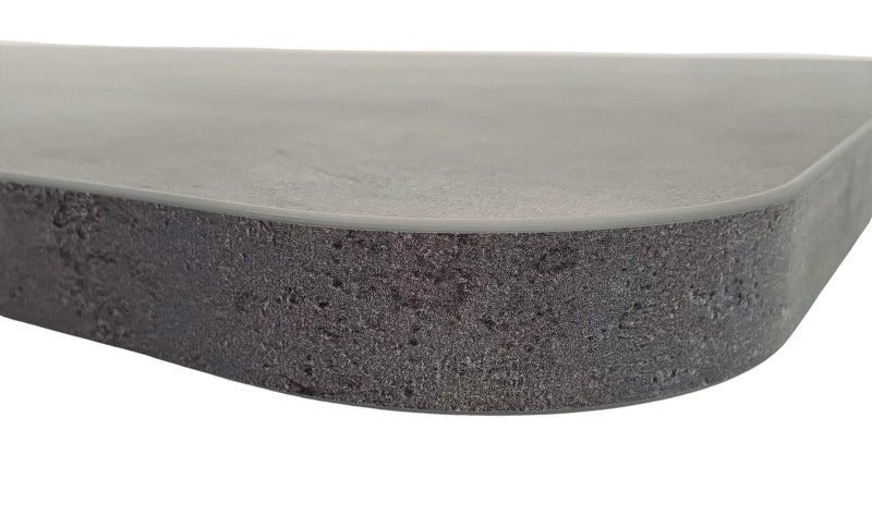 Blat usor de masa - blat aspect beton - fund alb mat - margini aspect beton - mediu - EVONomad