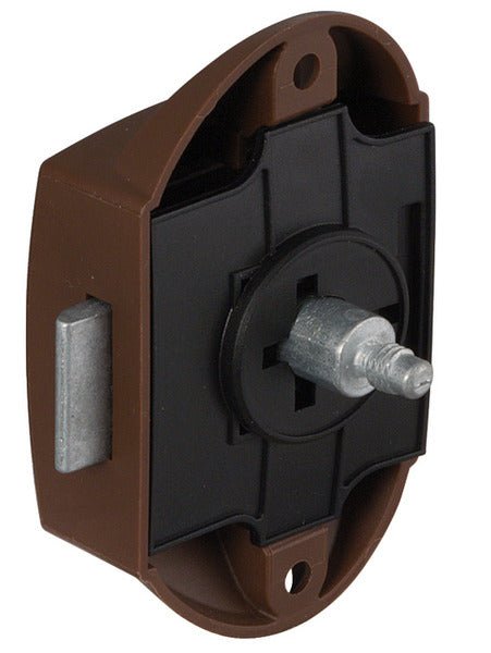 Blocare cu suruburi push - lock - poate fi actionat dintr - o parte - maro - EVONomad