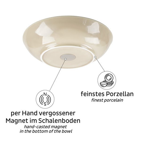 Bol magnetic din portelan - fildes - EVONomad