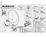 Bol Sat standard, in carcasa de camping Megasat - EVONomad