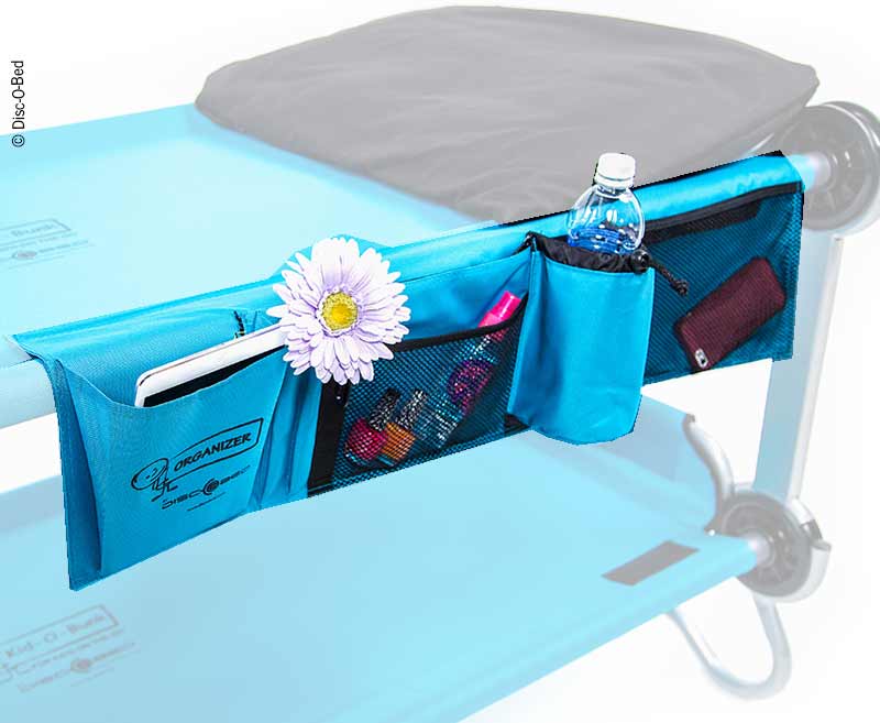 Buzunar lateral pentru paturi Disc - o - Bed, culoare albastru - EVONomad