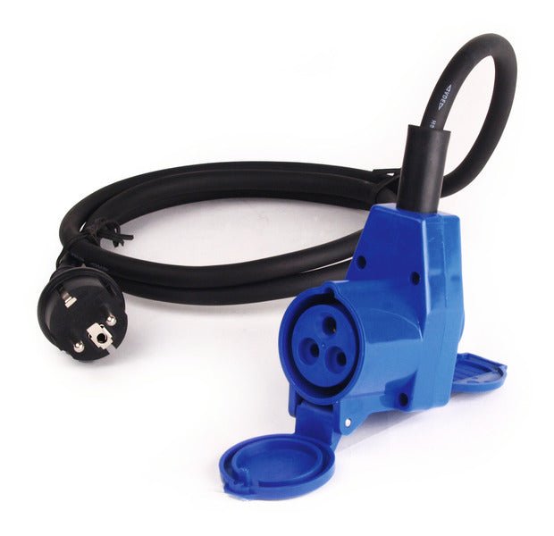 Cablu adaptor mufa Schuko cu cuplare unghiulara - 1,5 m - EVONomad