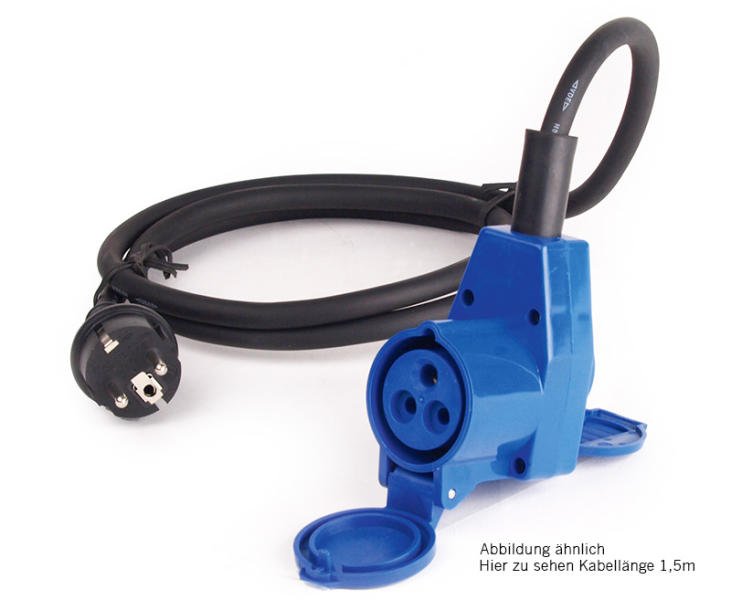 Cablu adaptor mufa Schuko cu cuplare unghiulara - 25 m - EVONomad