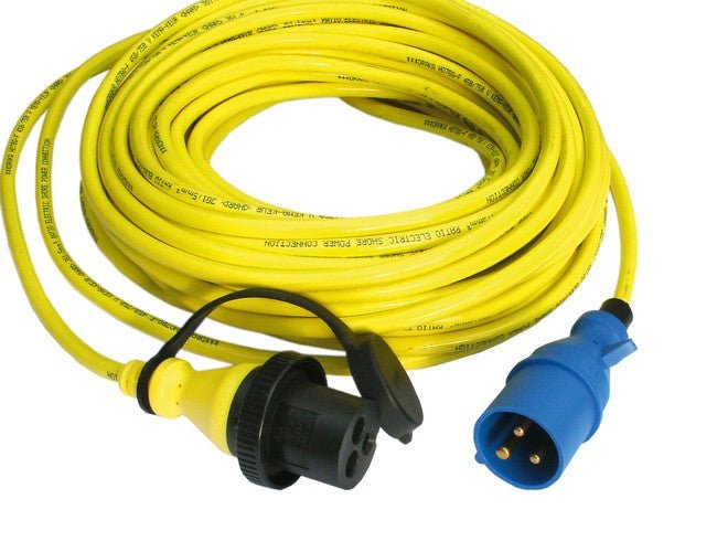 Cablu pentru alimentare de la tarm 25m 16A - Shore Power cable 25m 16A - EVONomad
