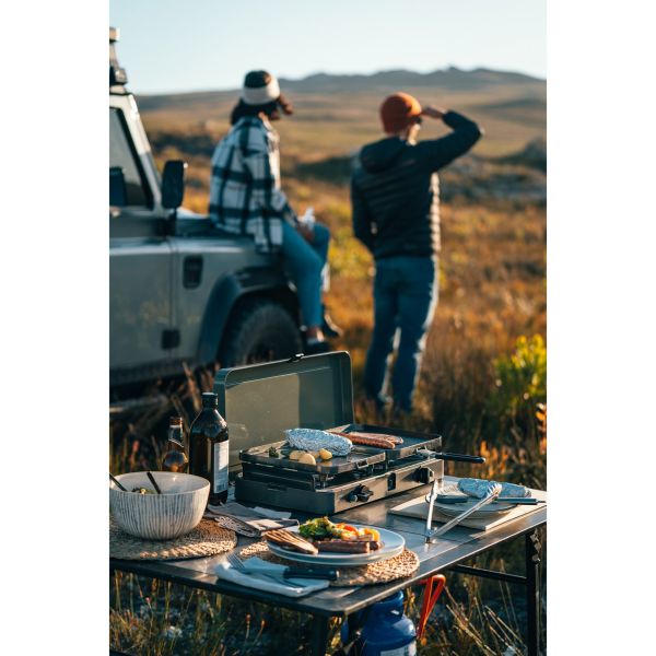 CADAC 2 Cook 3 Pro Deluxe Aragaz si Gratar 30 mbar pentru camping - EVONomad