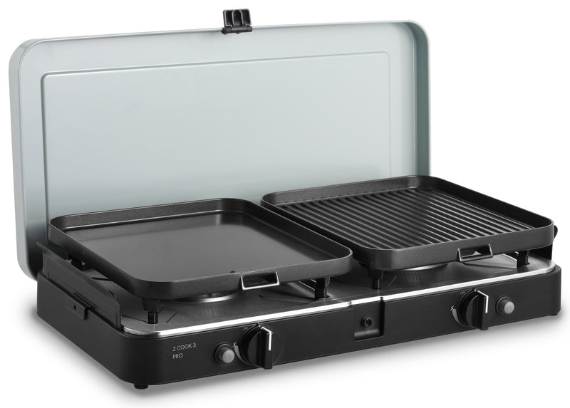 CADAC 2 - Cook 3 Pro Deluxe aragaz/gratar pe gaz 50 mbar - EVONomad
