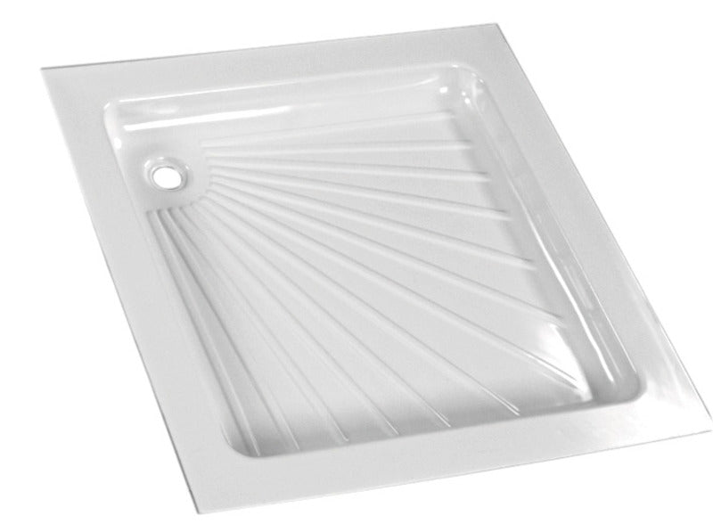 Cadita de dus 800 x 800 mm - alba - EVONomad