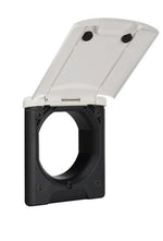 Cadru/ capac pentru priza de serviciu sau alimentare apa cu magnet, alb, 130x145mm, diametru montaj 95mm - EVONomad
