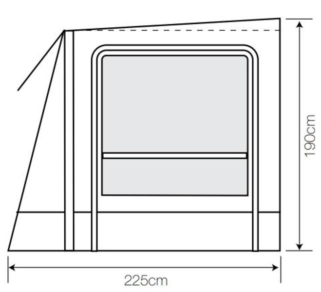 Camera auxiliara/ dormitor pentru cort autorulota Esprit Pro X 350 M - EVONomad