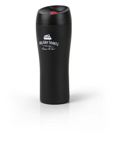 Cana termica de cafea HOLIDAY TRAVEL, otel inoxidabil, 450ml, neagra - EVONomad