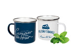 Cani emailate Holiday Travel Bay City, set de 2, 400ml - EVONomad