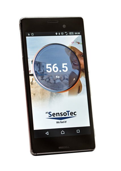 Cantar digital de sarcina cu limba STB 150 cu Bluetooth - Portocaliu - EVONomad