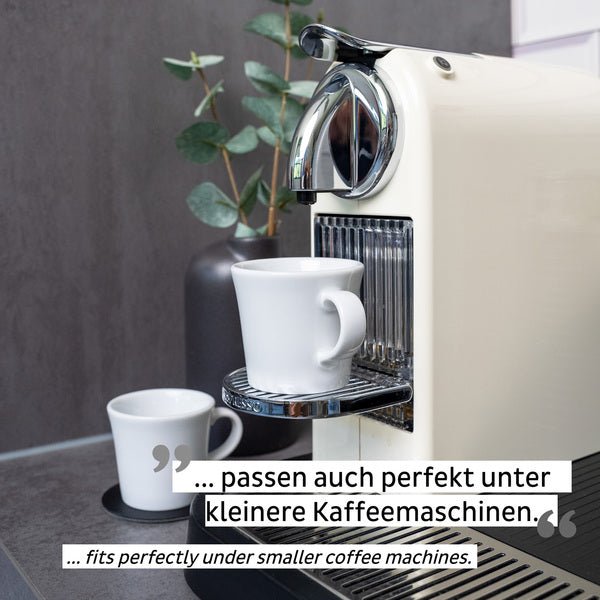 Cesti de espresso magnetice din portelan - set de 2 - EVONomad