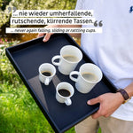 Cesti de espresso magnetice din portelan - set de 2 - EVONomad