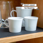 Cesti de espresso magnetice din portelan - set de 2 - EVONomad