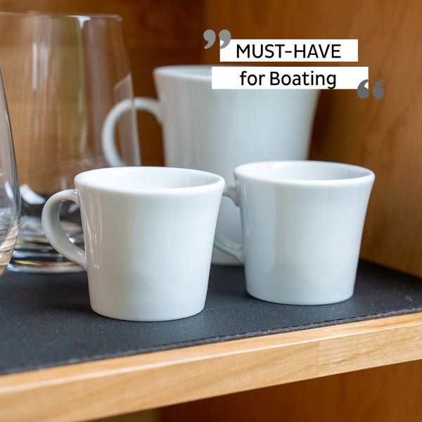 Cesti de espresso magnetice din portelan - set de 2 - EVONomad