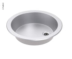 Chiuveta din otel inoxidabil rotunda Ø461 x H127mm, 12.9L - EVONomad