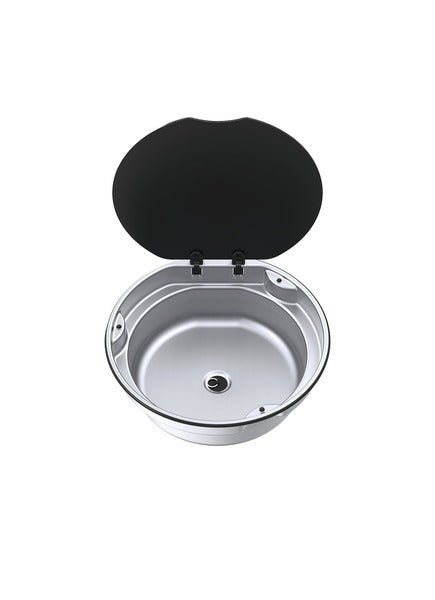 Chiuveta inox Ø405 x H145mm, rotunda, 7,4 litri - EVONomad