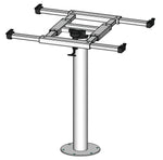 Coloana de masa cu twist and shift H730mm aluminiu - EVONomad