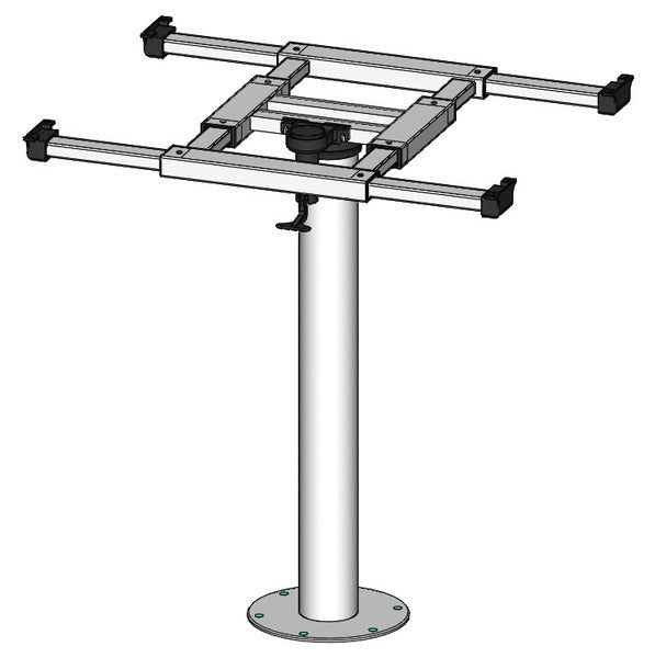 Coloana de masa cu twist and shift H730mm aluminiu - EVONomad