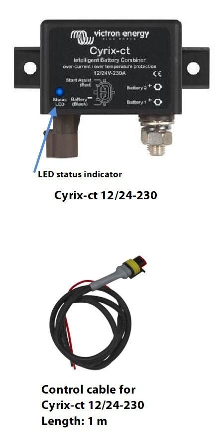 Combinatoarele de baterii Cyrix - ct 12 24V - 230A intelligent combiner - EVONomad