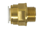 Conector cu surub 3/8" filet interior, alama - EVONomad