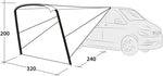 Copertina de soare universala cu aer - Outwell Sun Canopy Air - EVONomad