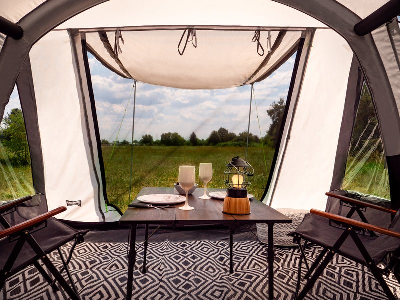 Cort cu structura gonflabila pentru Rulote & Autorulote - Tour Breeze Air - 3 inaltimi de montare - EVONomad