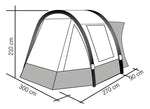Cort cu structura pe aer pentru CamperVAN - Tour Easy Air - EVONomad