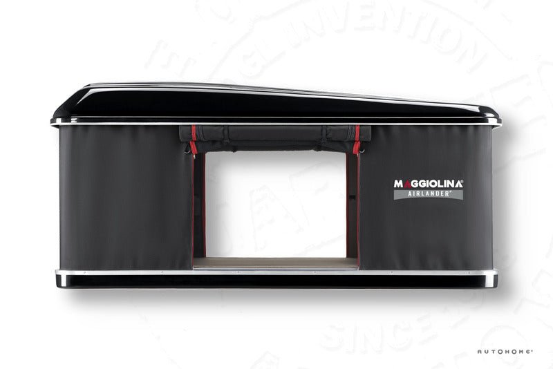Cort de acoperis Airlander Plus - tesatura gri - Carcasa neagra - Mediu X - Long - EVONomad