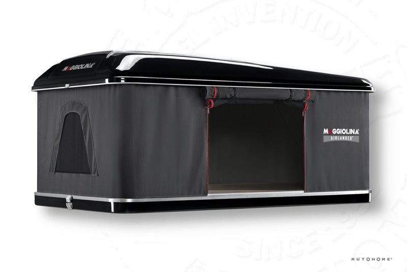 Cort de acoperis Airlander Plus - tesatura gri - Carcasa neagra - Mediu X - Long - EVONomad