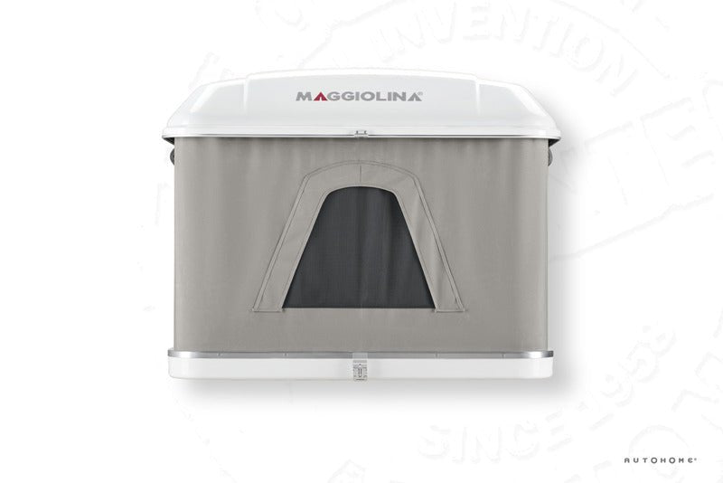 Cort de acoperis AUTOHOME 1.0 hardshell - tesatura gri - coaja alba - mediu - EVONomad
