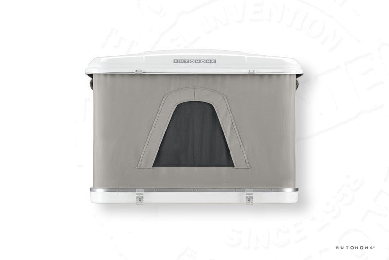 Cort de acoperis AUTOHOME 1.0 hardshell - tesatura gri - coaja alba - mediu - EVONomad