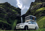 Cort de acoperis cu ridicare paralela cu carcasa rigida TOPCAMP DOUBLE - UP - EVONomad
