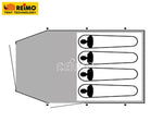 Cort de camping exclusivist pentru 4 persoane Dakota Z5 Deluxe - EVONomad