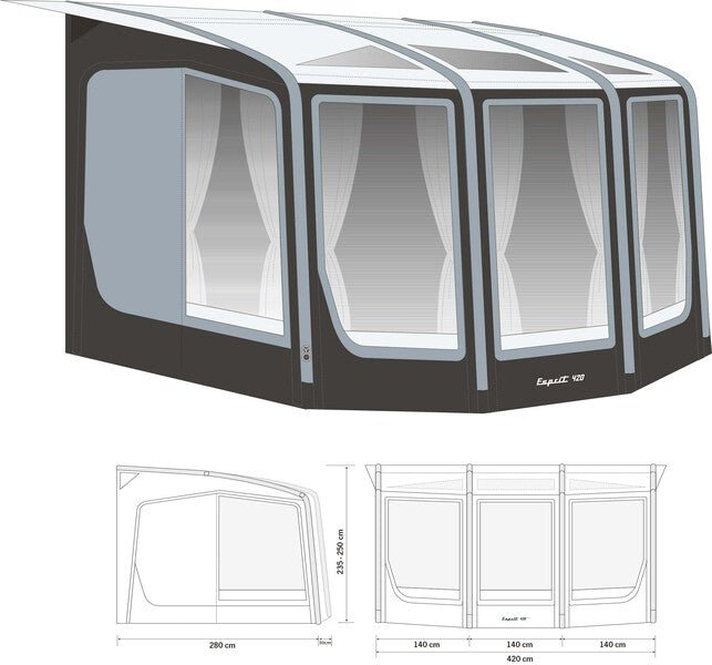 Cort Rulota Revolution ESPRIT 420 Pro RVS - EVONomad