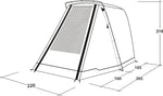 Cort spate independent de Camper pentru VW Caddy, Peugeot Rifter, Citroen Berlingo - SANDCREST S - EVONomad