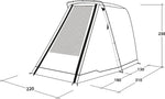 Cort spate independent de Camper pentru VW T5/6 si MB Vito - SANDCREST L - EVONomad
